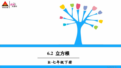 【精品教学课件】人教版七年级下册 6.2 立方根