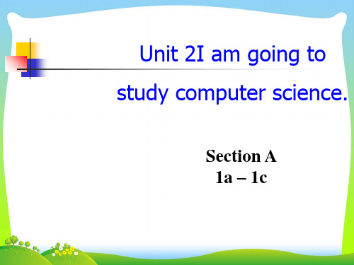 鲁教版七年级英语下册Unit2 Section A 1a--1c精品课件(共26张PPT)