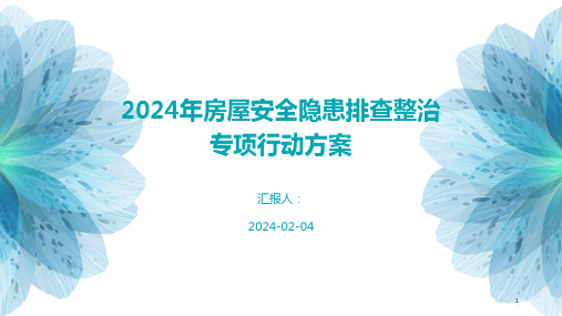 2024年房屋安全隐患排查整治专项行动方案