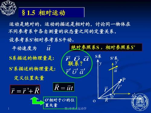 1.5 相对运动