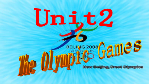 人教版高中英语必修二Unit 2《The Olympic Games》ppt课件