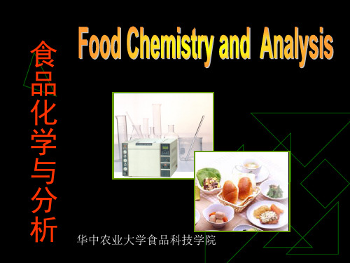 华中农业大学食品化学与分析ppt幻灯片