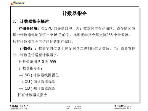 PLC计数器指令