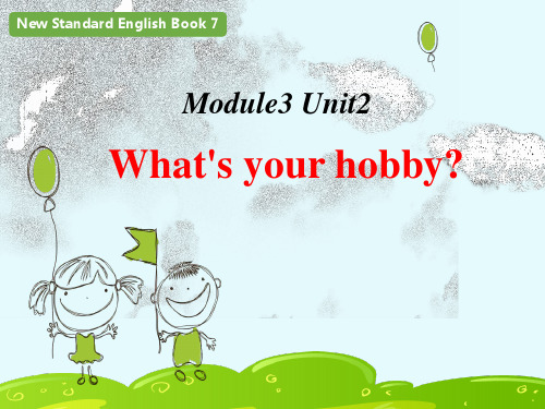 M3U2 What's your hobby课件21