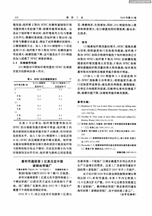 普利司通投资1亿美元在中国建钢丝帘线厂