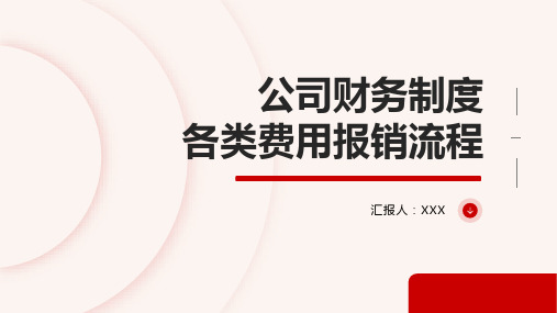 公司财务制度各类费用报销流程培训课件(23P)