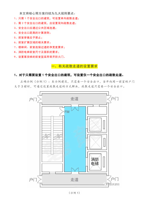 核心筒疏散三合一前室f示例20200321