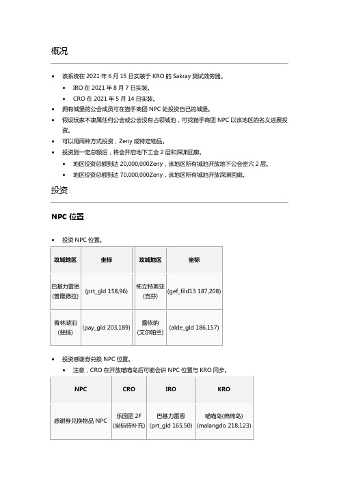 toprosf-仙境传说深渊回廊攻略