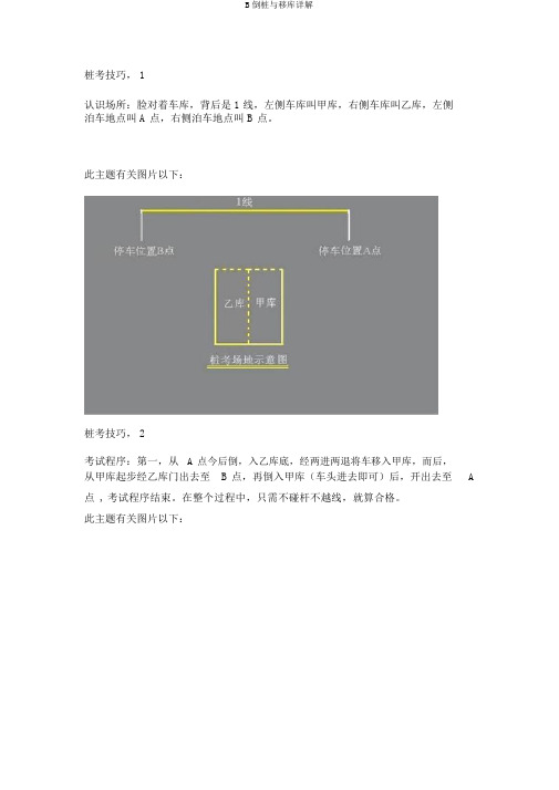 B倒桩与移库详解