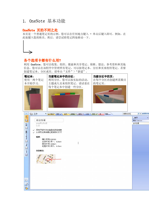 Office2007_OneNote_使用入门