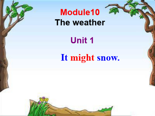 外研版八年级英语上册：Module 10 unit 1课件(共40张PPT)