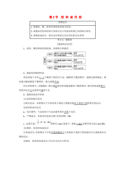 2018版高考化学一轮总复习 第11章 有机化学基础(选考)第2节 烃和卤代烃检测 鲁科版