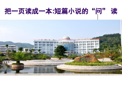 高中语文优秀课件:短篇小说的“问”读