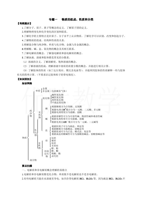 高三化学二轮专题复习学案(全套)