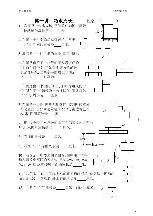 育苗杯训练