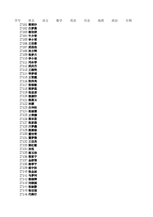 二中七年级分数册