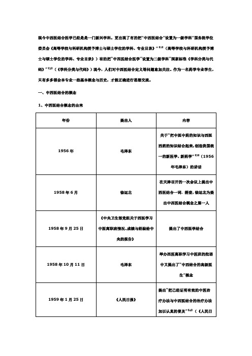 现今中西医结合医学已经是是一门新兴学科