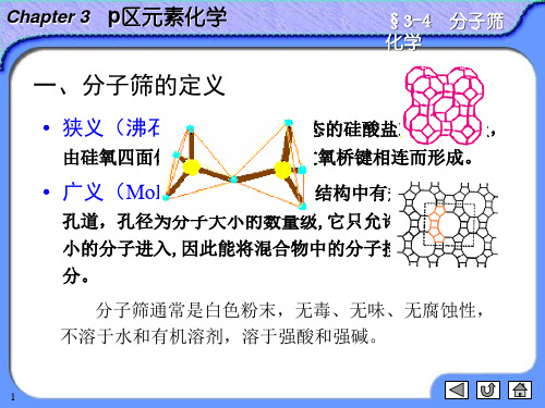 第四节分子筛简介ppt课件