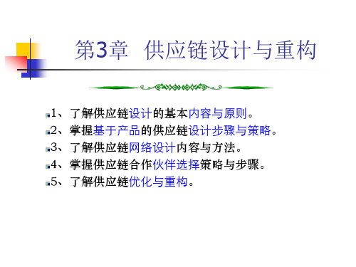 ch3供应链构建与优化