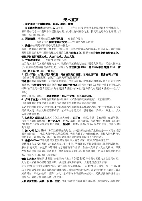 东北石油大学美术鉴赏资料