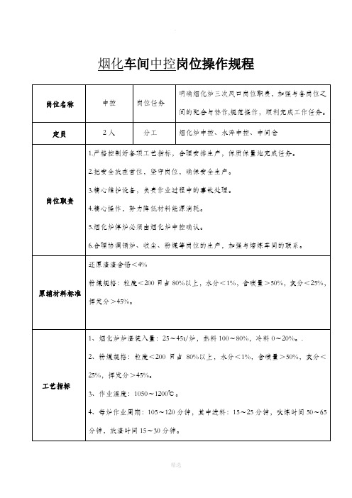 三次风口作业指导书