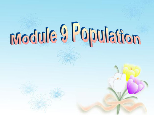 外研版初二英语上册 Module 9 Unit 1 The population of Chi1.37 billion课件1