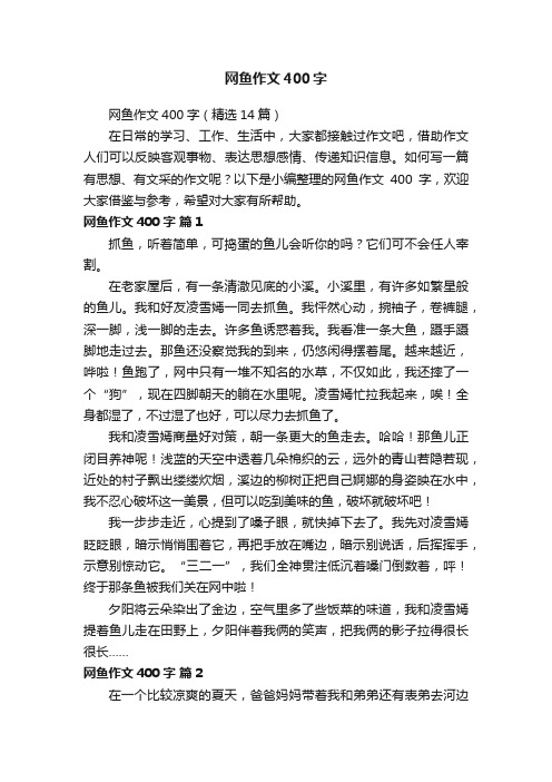 网鱼作文400字（精选14篇）