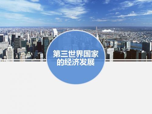 第三世界国家的经济发展案例