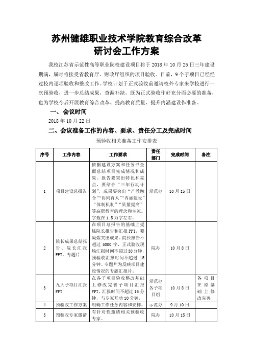 苏州健雄职业技术学院教育综合改革知识交流