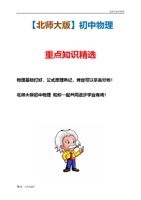 北师大初中物理九年级全册试卷14.1简单磁现象精选汇总