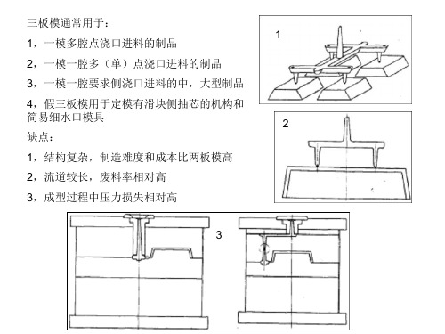 注塑模具结构及设计2(三板模)