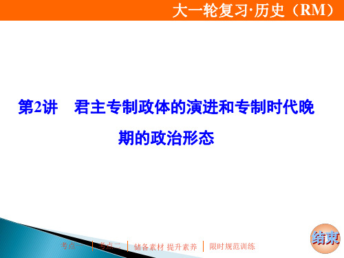 高考历史大一轮复习课件+精讲义+优习题 (2)