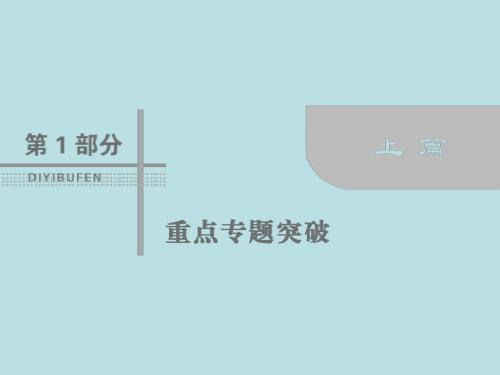 2018届高考数学(文)二轮专题复习课件：第1部分 专题八 选考系列4-4、4-5 1-8-1