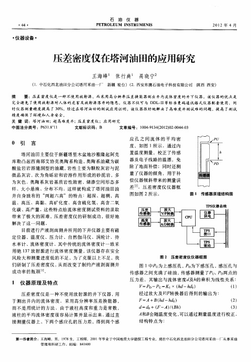 压差密度仪在塔河油田的应用研究