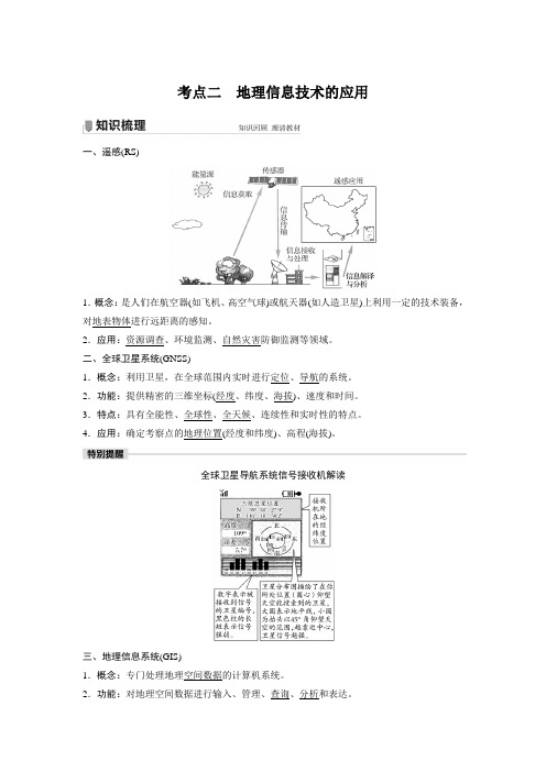 22版：考点二 地理信息技术的应用（步步高）