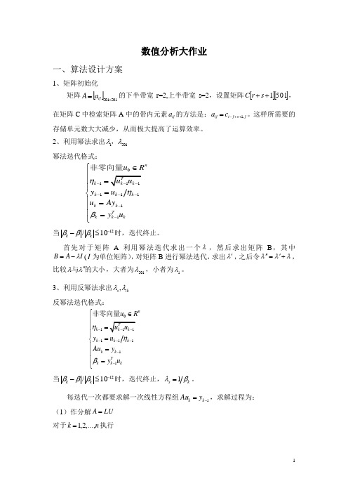 北航研究生数值分析编程大作业1