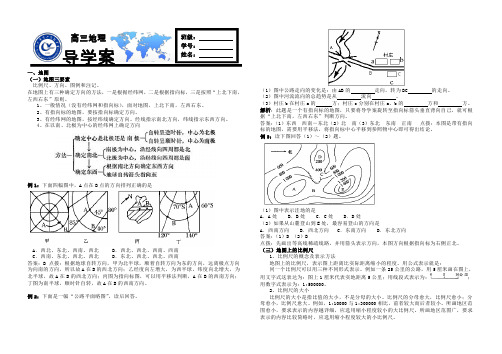 第2期 等高线地图导学案