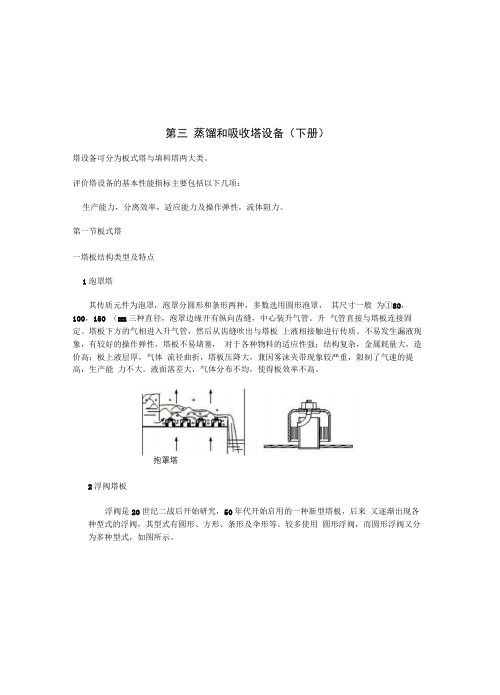 板式塔水力学能的测定