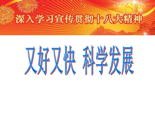 【2019年整理】高中思想政治必修2《又好又快科学发展》课件