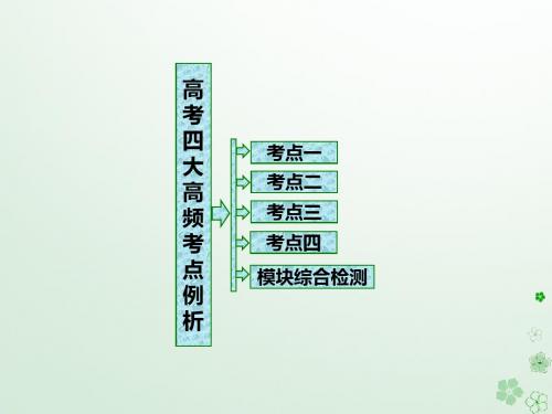 2018年高中数学四大高频考点例析苏教版选修1_2