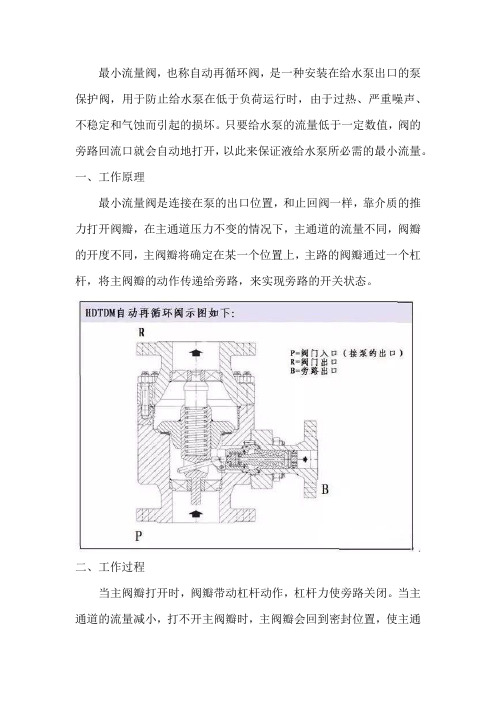 最小流量阀详解