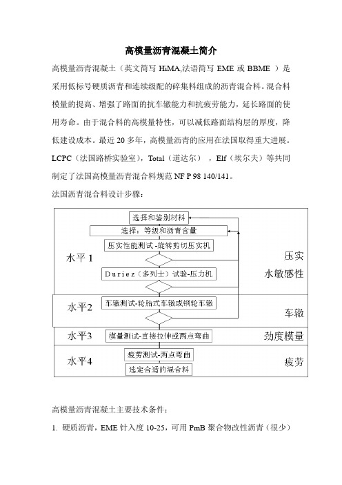 高模量沥青混凝土简介