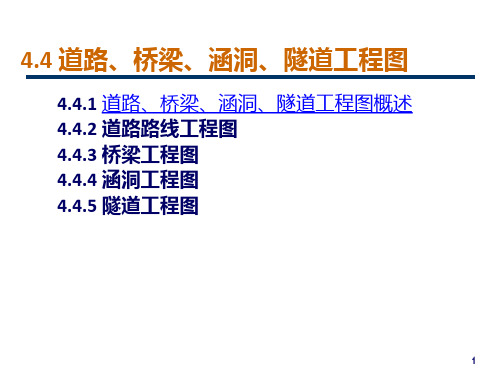 工程制图--道路、桥梁、涵洞、隧道工程图