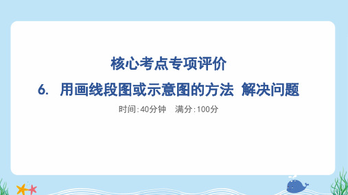 2024年苏教版四年级下册数学期末核心考点复习——用画线段图或示意图的方法 解决问题