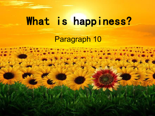 What is happiness