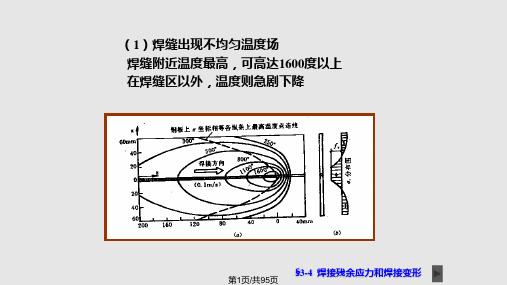 学习钢结构基本原理及设计焊接残余应力和焊接变形PPT课件