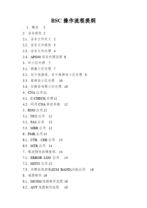 BSC操作流程提纲