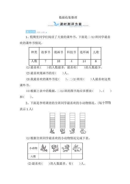 【人教版 精品系列】二年级数学下册全册课时测评(含答案)