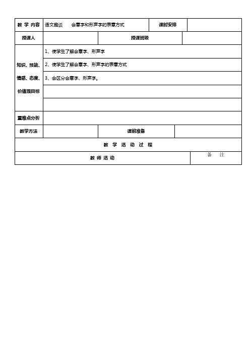 语文趣谈    会意字和形声字的表意方式