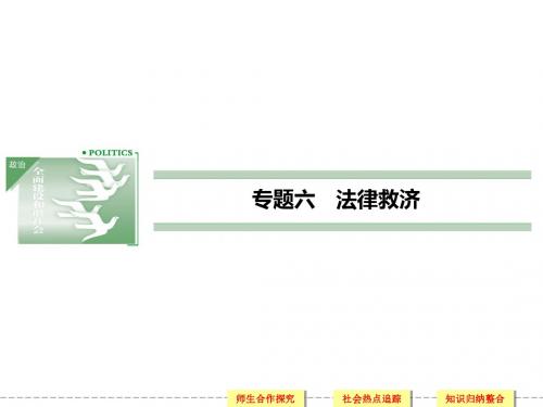 6.1 不打官司解决纠纷 课件 (1)